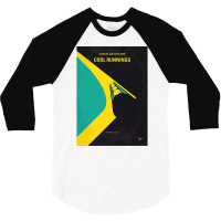 No538 Cool Runnings Minimal Movie Poster  T Vintage 3/4 Sleeve Shirt | Artistshot