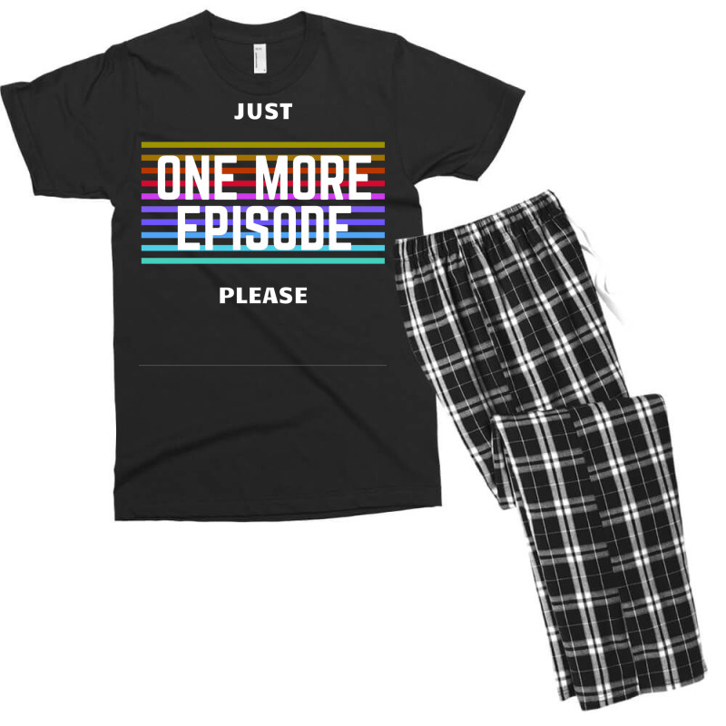 One More Episode  T Blue Men's T-shirt Pajama Set | Artistshot