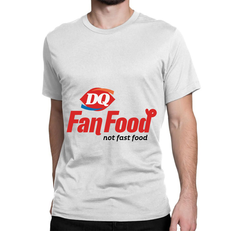 Tilgængelig Læsbarhed Absorbere Custom Dq Fan Food Not Fast Food Classic T-shirt By Custom-designs -  Artistshot