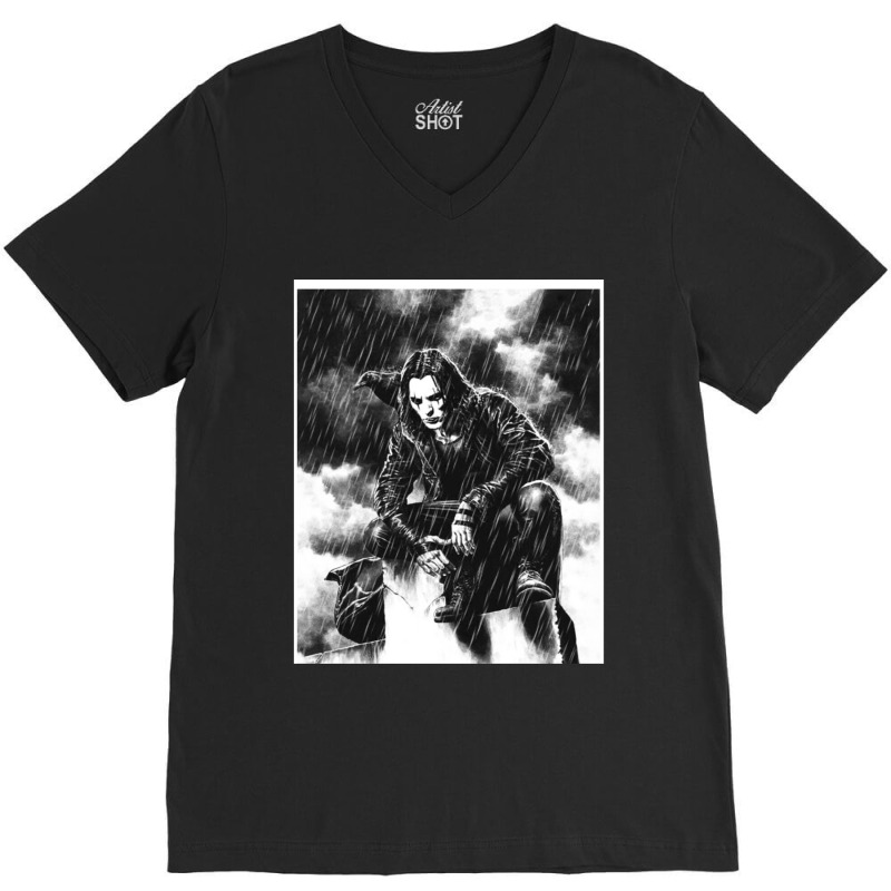 The Dark Man Crow Raven Leader V-neck Tee | Artistshot