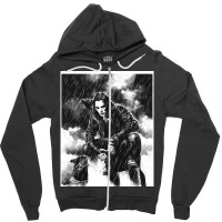 The Dark Man Crow Raven Leader Zipper Hoodie | Artistshot