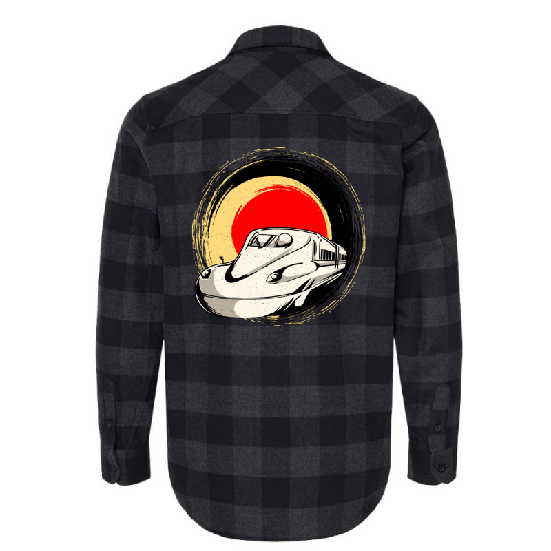 Shinkansen Japanese Bullet Train2 Flannel Shirt | Artistshot