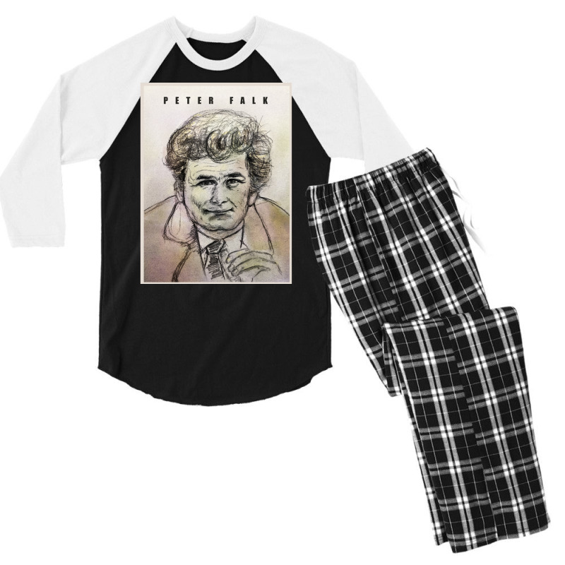 Peter Falk  T Summer Humor Men's 3/4 Sleeve Pajama Set | Artistshot