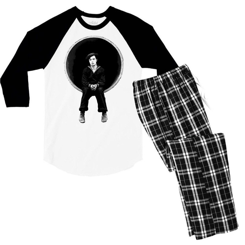 The Navigator Buster Keaton  T Men's 3/4 Sleeve Pajama Set by volnybareenb | Artistshot