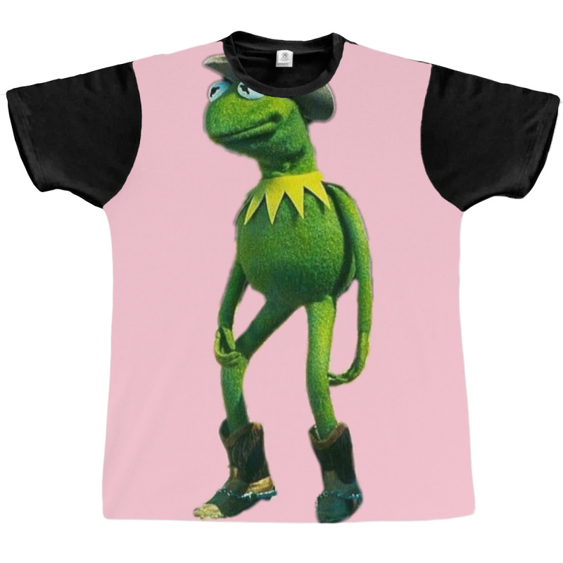 Shaelin Janae Cowboy Kermit   Green Blue Aesthetic Graphic T-shirt by alheklupsm | Artistshot