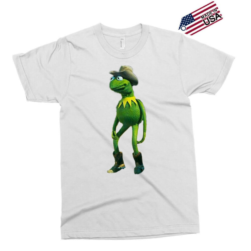 Shaelin Janae Cowboy Kermit   Green Blue Aesthetic Exclusive T-shirt by alheklupsm | Artistshot