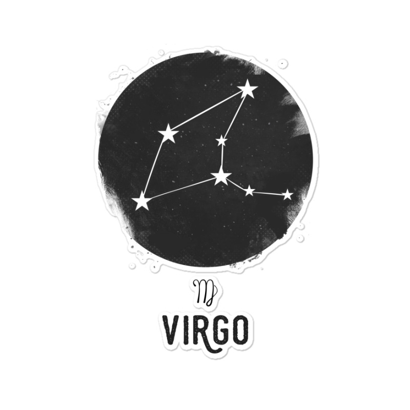 Minimal Virgo Zodiac Sign Sticker | Artistshot