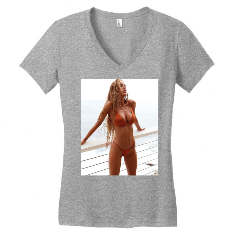 Sexually Attractive Girl Women's V-Neck T-Shirt by ajdhanaavab | Artistshot