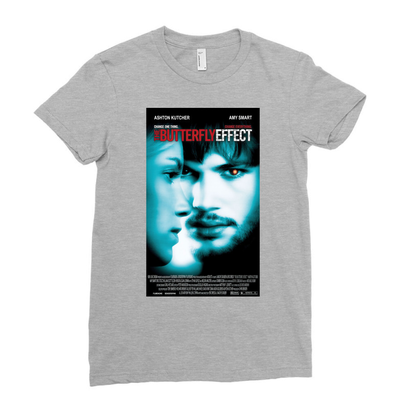 The Butterfly Effect Poster  T Blue Ladies Fitted T-Shirt by afriyamasda4 | Artistshot