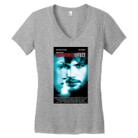 The Butterfly Effect Poster  T Blue Women's V-neck T-shirt | Artistshot