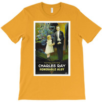 Vintage Hollywood Nostalgia Honorable Algy Charles Ray Film Movie Adve T-shirt | Artistshot