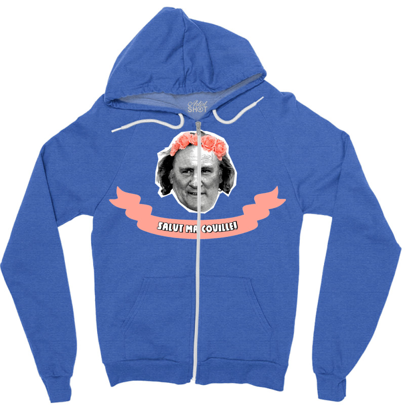 Salut Ma Couille  T Gift Zipper Hoodie by akgolfkkp | Artistshot