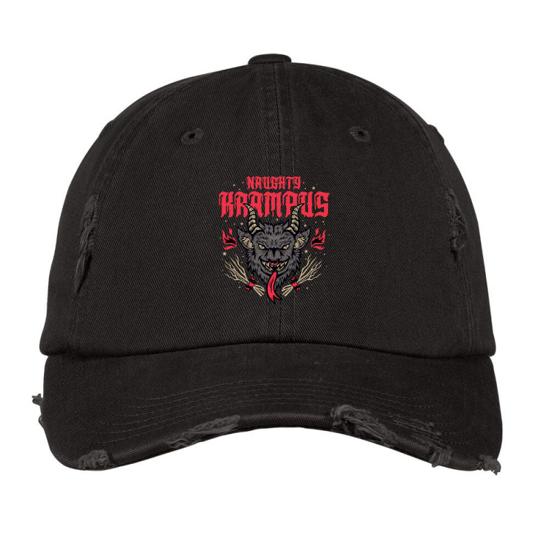 Hot Trend Naughty Krampus Vintage Cap by Rios Arevalo | Artistshot