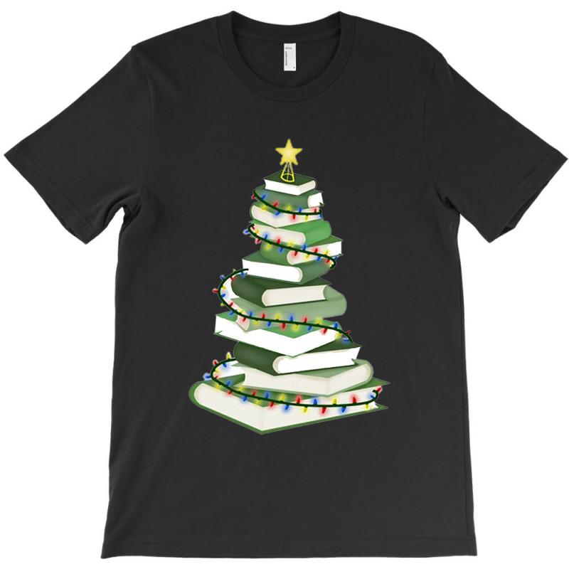 Bookmas Tree (christmas) T-shirt | Artistshot