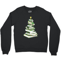 Bookmas Tree (christmas) Crewneck Sweatshirt | Artistshot