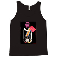 An Analgesic Pill In A Medicine Bottle Colour Lithograph Tank Top | Artistshot