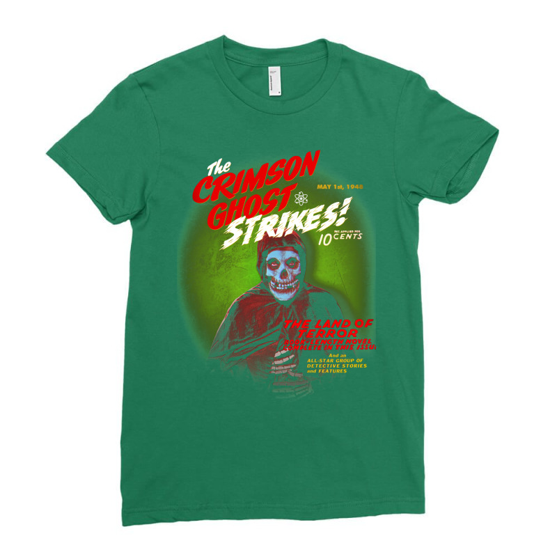 The Crimson Ghost Strikes  T Trending Ladies Fitted T-Shirt by tonetayenog | Artistshot