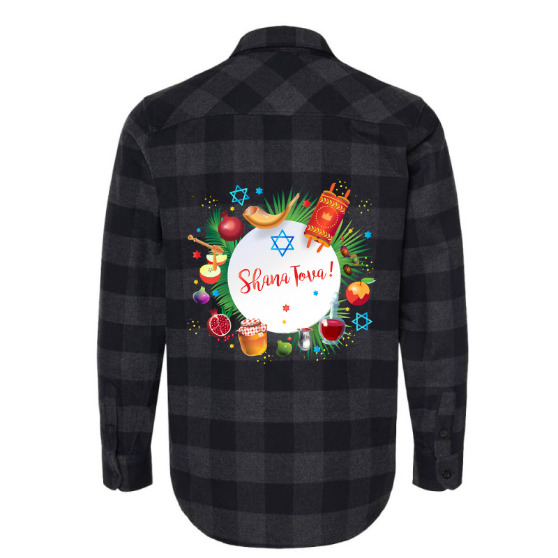 Limited Edition Happy Rosh Hashanah - Shana Tova! Autumn New Year Jewi Flannel Shirt | Artistshot