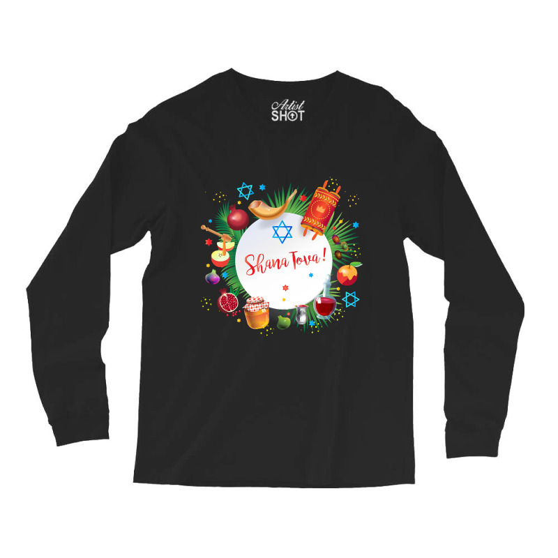 Limited Edition Happy Rosh Hashanah - Shana Tova! Autumn New Year Jewi Long Sleeve Shirts | Artistshot