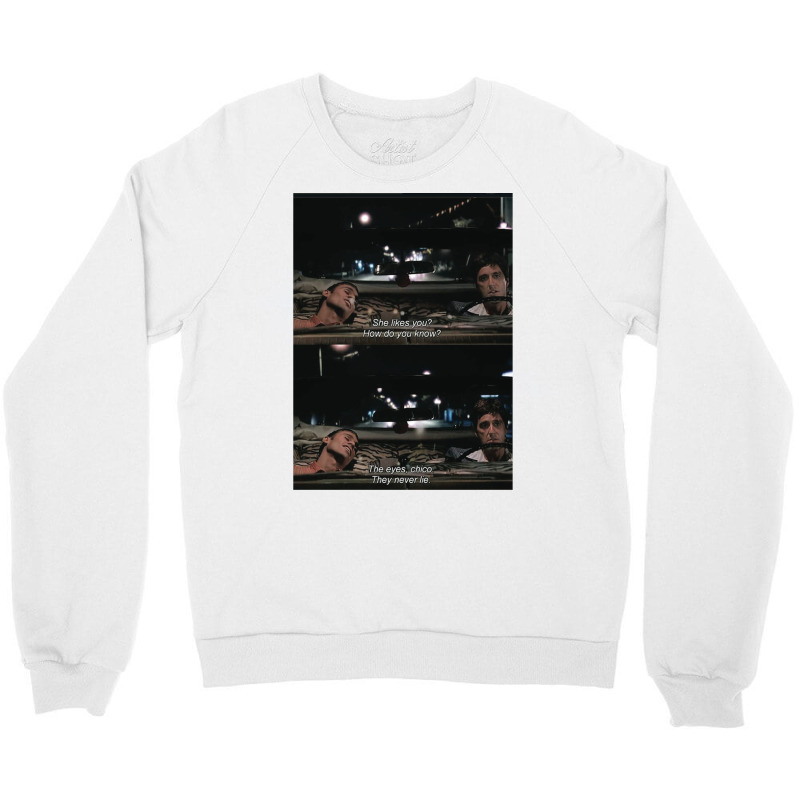 The Eyes Chico They Never Lie  T Tumblr Crewneck Sweatshirt | Artistshot