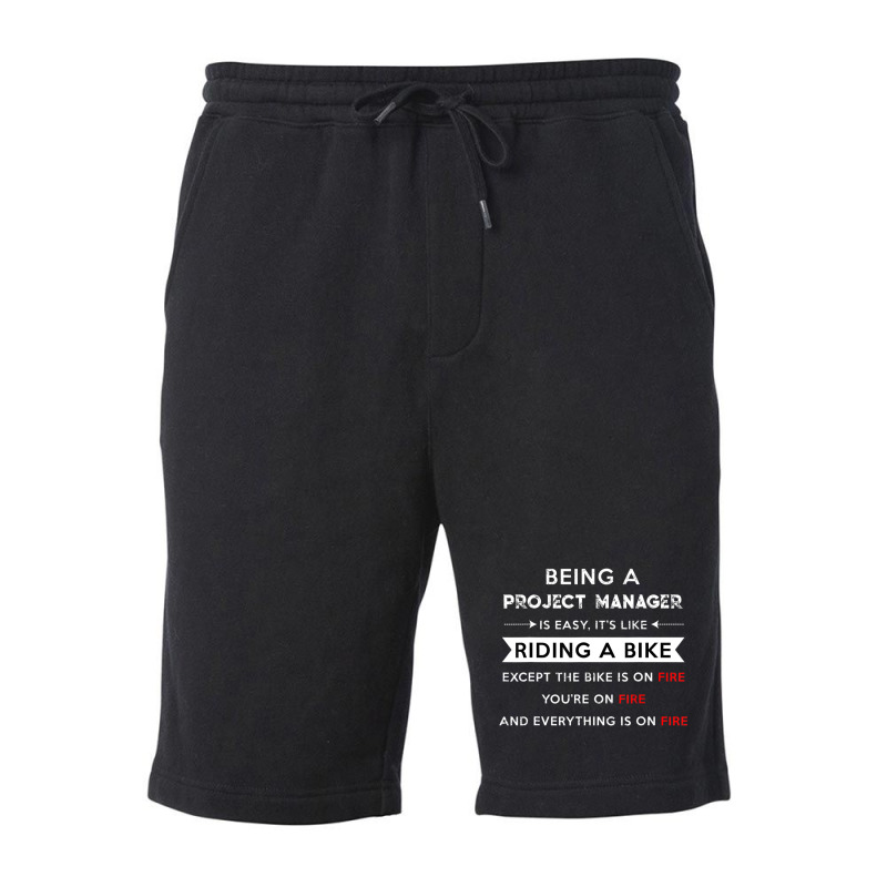 Trending Project Manager Is Easy Humor Fleece Short by Sizemore Adame | Artistshot