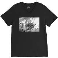 Vintage Crusader Rabbit  T Nostalgia V-neck Tee | Artistshot