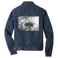 Vintage Crusader Rabbit  T Nostalgia Men Denim Jacket | Artistshot