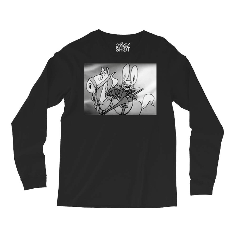 Vintage Crusader Rabbit  T Nostalgia Long Sleeve Shirts | Artistshot