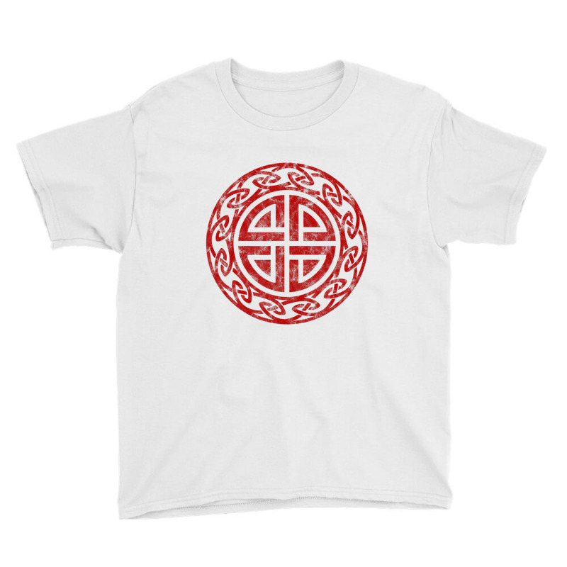 Limited Edition Protection Shield Knot Celtic Norse Viking Symbol Odin Youth Tee by Sizemore Adame | Artistshot