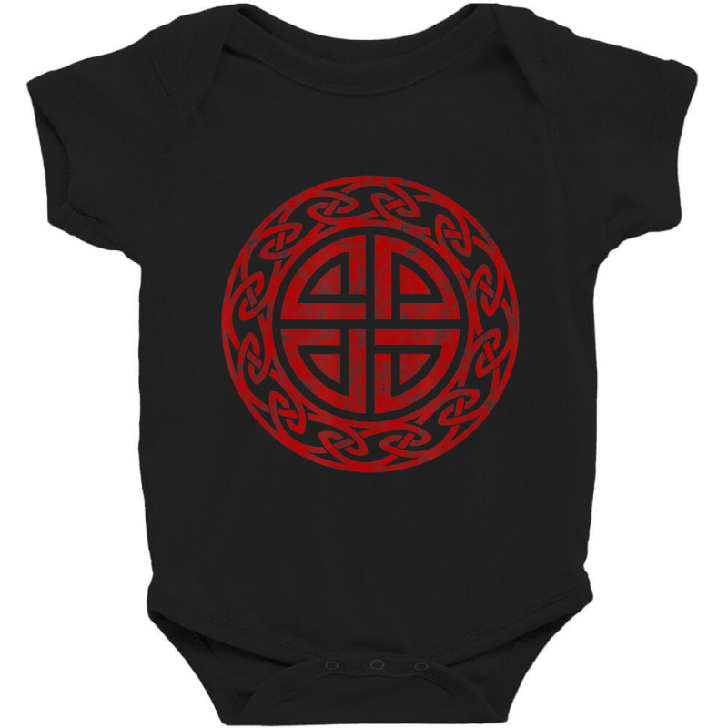 Limited Edition Protection Shield Knot Celtic Norse Viking Symbol Odin Baby Bodysuit by Sizemore Adame | Artistshot