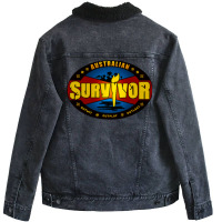 Australian Survivor  T Cute Unisex Sherpa-lined Denim Jacket | Artistshot