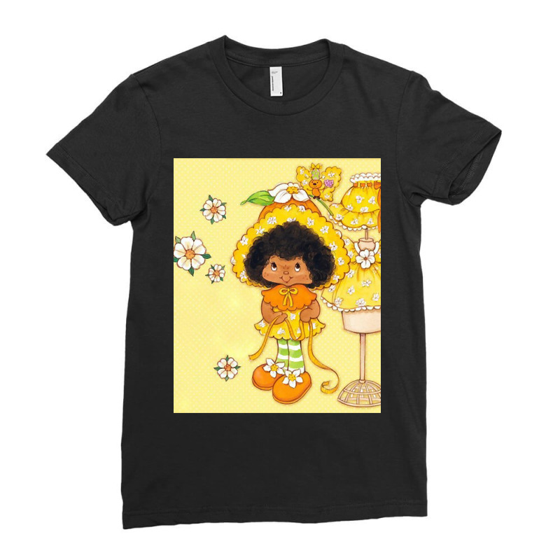 Trending Orange Blossom Ladies Fitted T-Shirt by laurynvanhoose | Artistshot