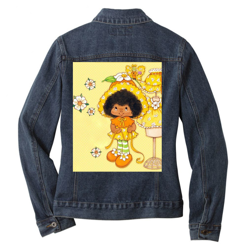 Trending Orange Blossom Ladies Denim Jacket by laurynvanhoose | Artistshot