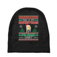 Trending This Is My Akita Inu Christmas Pajama Ugly Sweater Xmas Baby Beanies | Artistshot