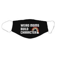 Weird Mom Build Character Rainbow Mothers Day Face Mask | Artistshot
