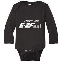 Trending Have An E-zfast Yom Kippur Long Sleeve Baby Bodysuit | Artistshot