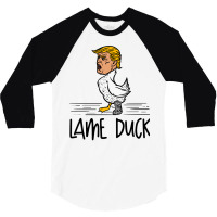 Presidential Election 2020 Funny Lame Duck Donald Trump 3/4 Sleeve Shirt | Artistshot