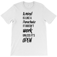 A Mind Is Like A Parachute, It Doesnt Work Unless Its Open Baby Nostal T-shirt | Artistshot