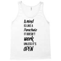 A Mind Is Like A Parachute, It Doesnt Work Unless Its Open Baby Nostal Tank Top | Artistshot