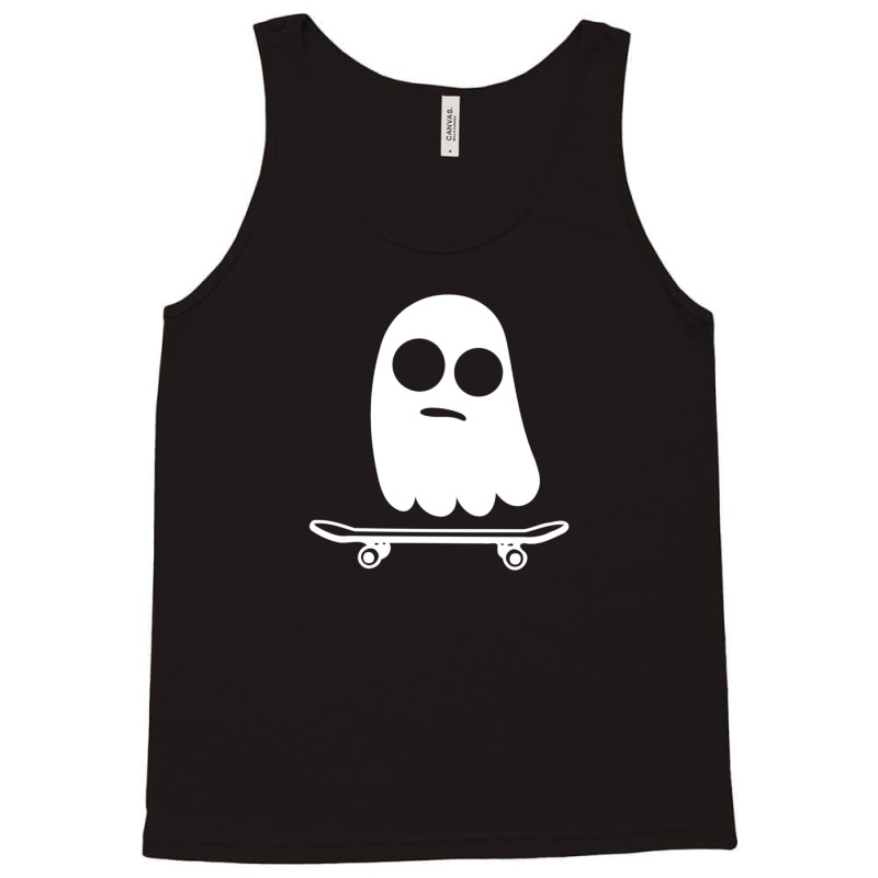 Skateboarding Ghost Tank Top | Artistshot