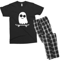 Skateboarding Ghost Men's T-shirt Pajama Set | Artistshot