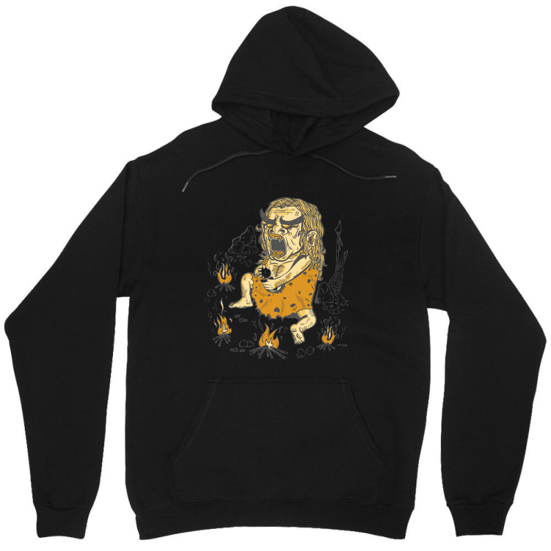 Prehistoric Pyromaniac Unisex Hoodie by CHRISTIANKSON | Artistshot