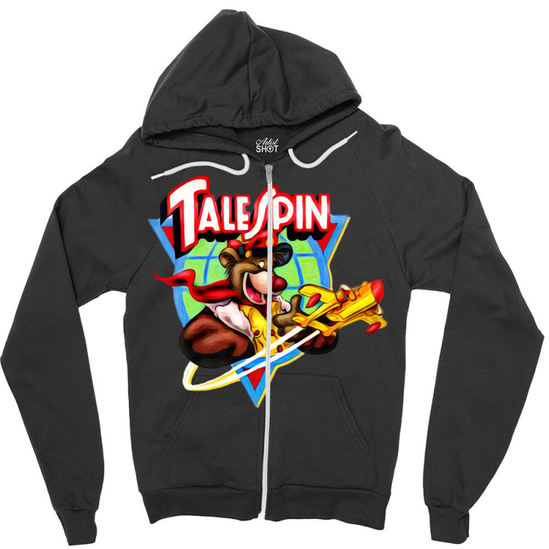 Talespin Zipper Hoodie | Artistshot