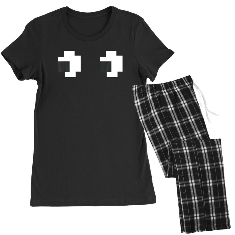 Retro Arcade 80s 8 Bit Game Ghost Halloween Group Costume Women's Pajamas Set by sromydivlevn | Artistshot