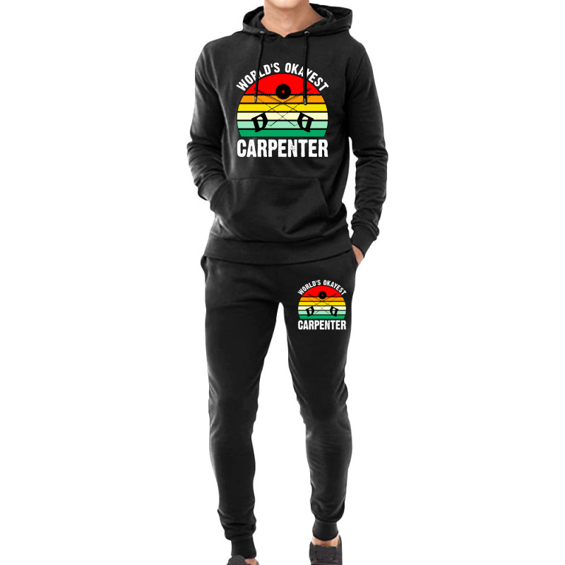 World's Okayest Carpenter Hoodie & Jogger Set | Artistshot