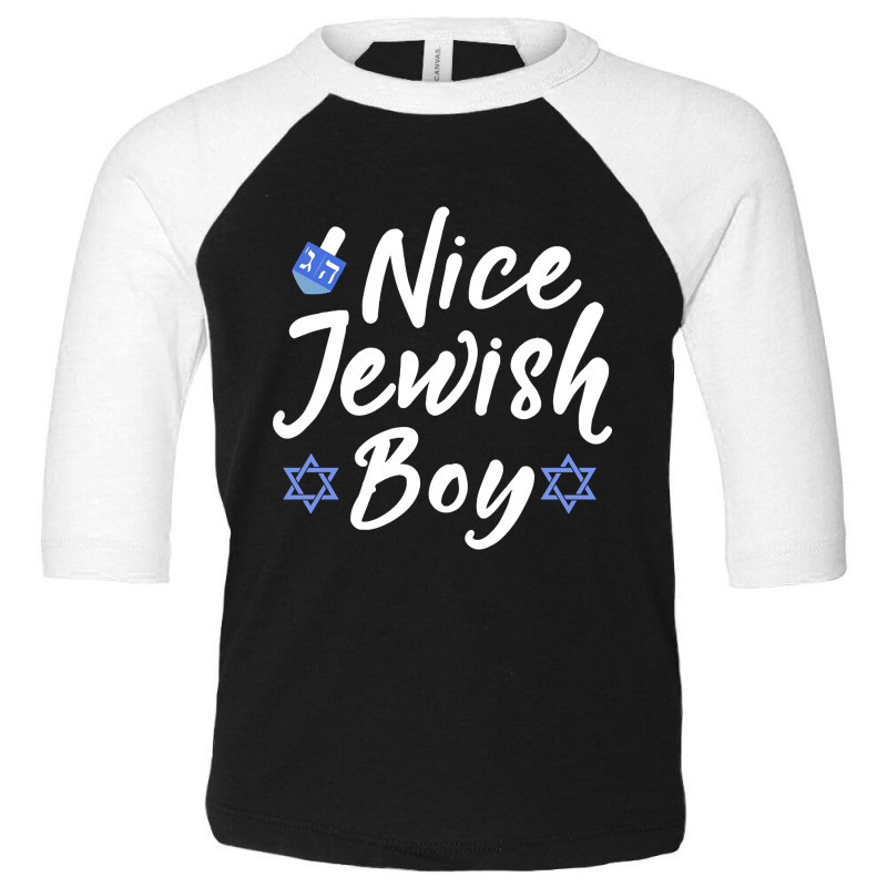 Hot Trend Nice Jewish Boy For Hanukkah, Bar Mitzvah Or Yom Kippur Toddler 3/4 Sleeve Tee | Artistshot