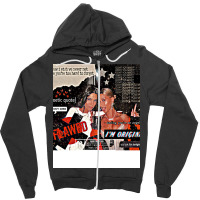 Dynamic Duo Collage Zipper Hoodie | Artistshot