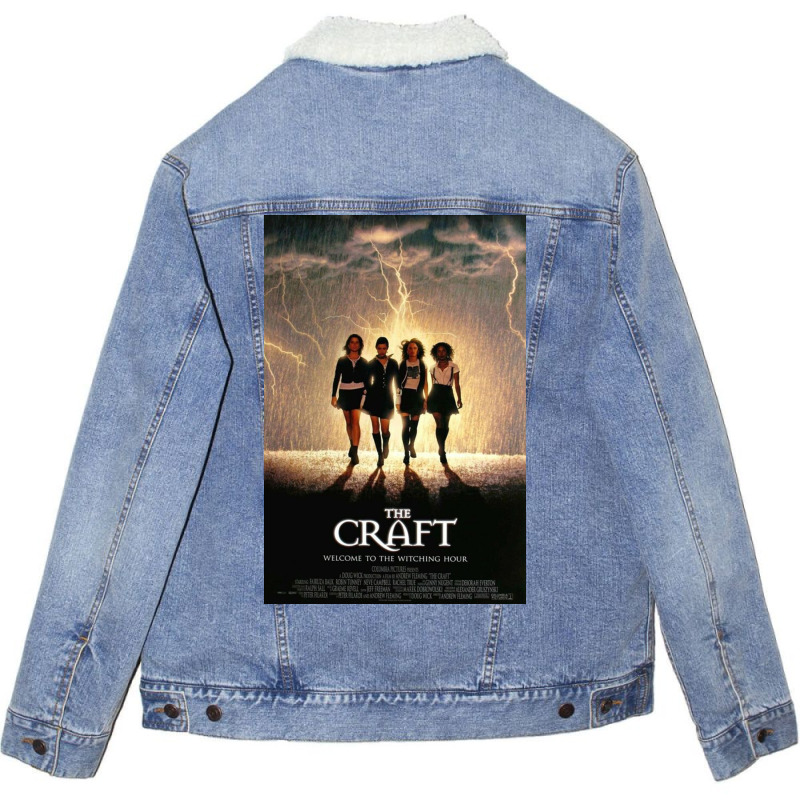 The Craft Unisex Sherpa-Lined Denim Jacket by aprilcbow | Artistshot