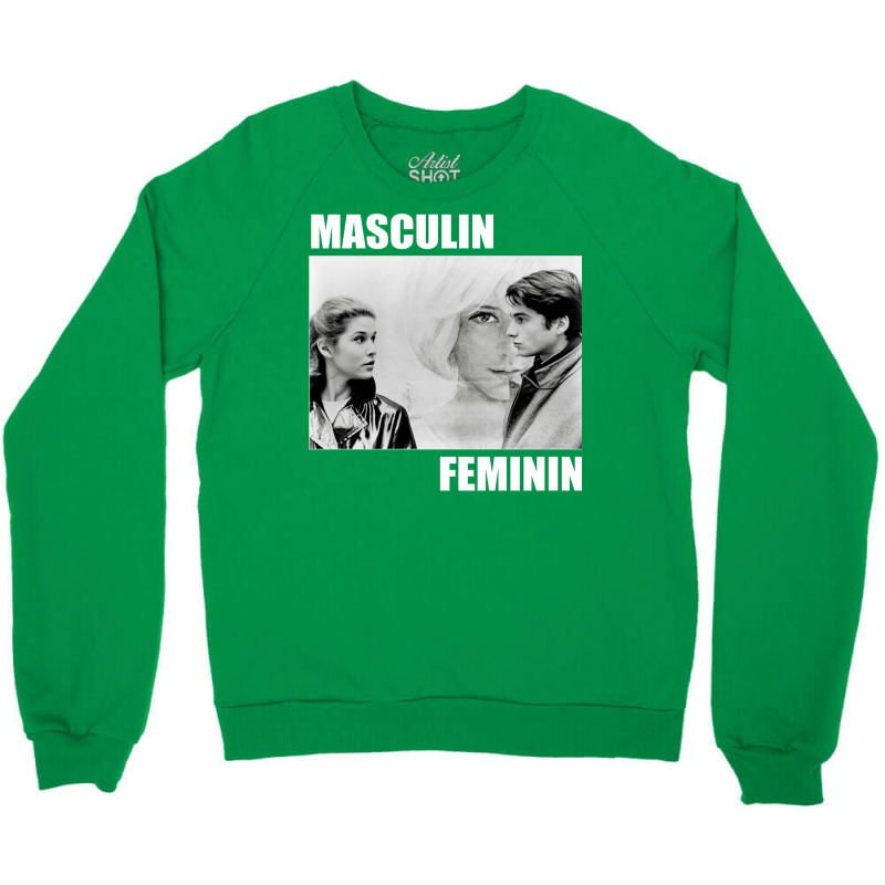 Masculin Fminin Jeanluc Godard Active T Gift Crewneck Sweatshirt by xabatsimonse | Artistshot