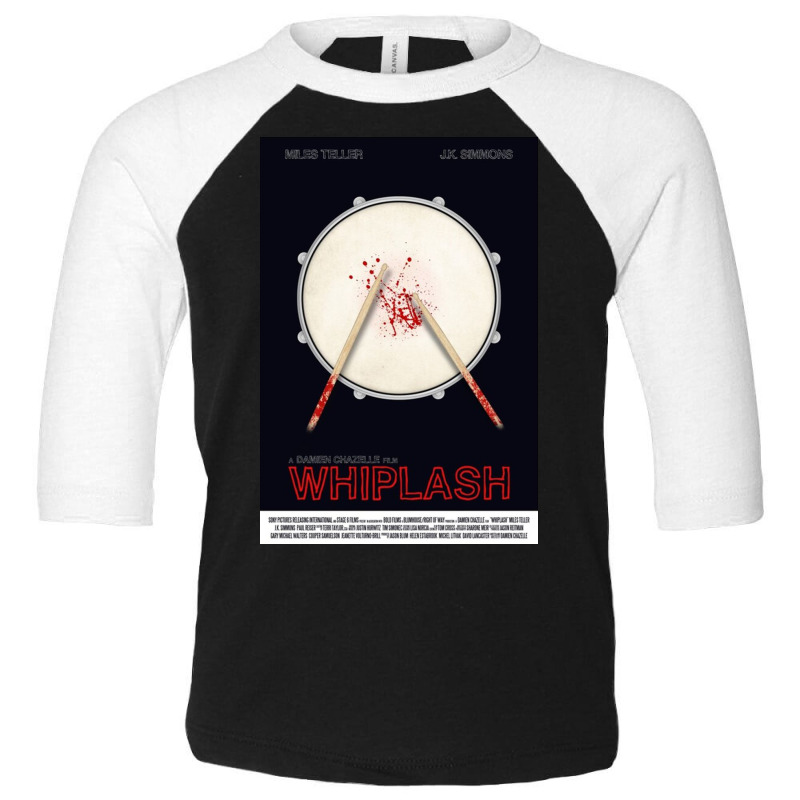 Whiplash Toddler 3/4 Sleeve Tee by aprilcbow | Artistshot